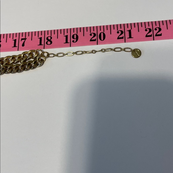 Talbots Holiday Beaded Necklace with Gold Chain - Picture 4 of 5